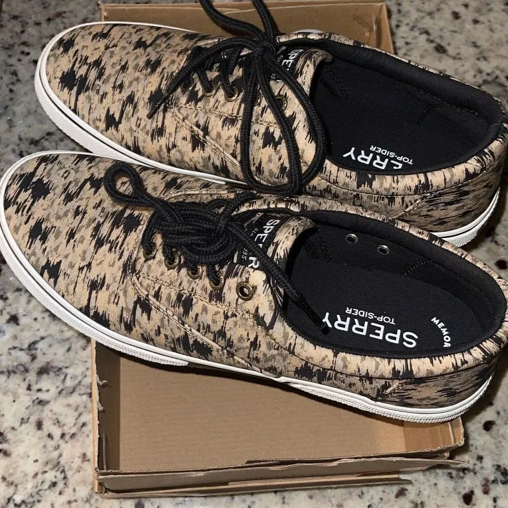 SPERRY HALYARD‎ CVO SNEAKER Men’s Size 11 Tan Camo